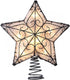 Kurt Adler UL 10-Light Metal Trimmed Capiz Inspired Star Treetop...