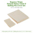 Regency Wraps Natural Pastry Cloth 20"x24" with 15”Rolling Pin Cover, 100% Cotton for Non-stick Dough Rolling, Achieve Perfect Dough for Baked Goo...
