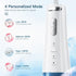 Cordless Water Flossers Picks for Teeth, IPX7 Waterproof Portable Water Flosser with 4 Pressure Modes, 2000mAh Rechargeable Water Dental Flosser f...