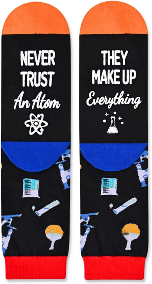 sockfun Science Socks for Men Women Science Gifts for Teens Chemistry Socks Chemistry Gifts, Scientist Teacher Gifts Science Stocking Stuffers...