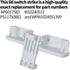 W10240513 Washer Lid Latch Strike Compatible with Whirlpool AP4514459, PS2579805