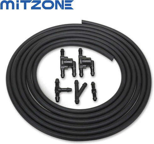 MITZONE Windshield Washer Nozzle Kit Compatible with 2006-2016 Toyota lexus scion Replace 85321-28020...