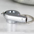 maycom Creative Spinning New Chrome Polished Silver Turbo Turbocharger Keychain Key Chain Ring Keyring Keyfob,make Whistle Sound...