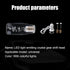 1 PC Crystal Gear Stick Shifter Knob, Transparent Bubble Gear Shifter Multicolor Gradient LED Shift Knob, Universal Cool Shift Head Car Interior A...