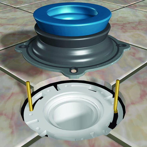 Danco Perfect Seal Toilet Wax Ring with Bolts (10826X)...