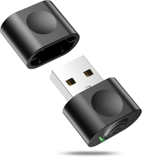 aMZCaSE Mouse Jiggler Undetectable,USB Mouse Mover Jiggler with Switch Button,Automatic Mouse Shaker with 3 Jiggle Modes,Driver-Free, Plug & Play,...