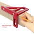 3D Multi Angle Measuring Ruler, 45/90 Degree Woodworking Square Protractor, Aluminum Alloy Miter Triangle Ruler, High Precision Layout Measuring T...