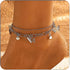 Gold/Sliver Butterfly Ankle Bracelets for Women 14k Gold Plated Dainty Anklets for Women Link Chain Beach Stackable Anklet Bracelet Jewelry Gift f...