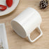 Fine Bone Ceramic Coffee Mugs Set of 2 with Handles for Hot Beverages Coffee Cappuccino Latte Cocoa Tea Perfect for Home (15oz)...