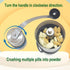 CoaGu 2-Pack Pill Crusher: Grind Aspirins and Vitamins to a Fine Powder with Adjustable Fitting and Cutter...
