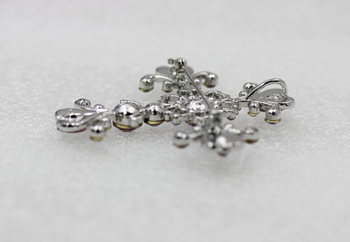 Faship Gorgeous Rhinestone Crystal Cross Crucifix Pin Brooch...