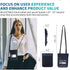 RFID Blocking Passport Holder Wallet with Neck Stash Pouch for Traveling Security Credit ID Card...
