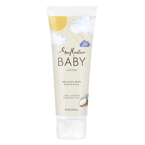 SheaMoisture Baby Lotion 100% Virgin Coconut Oil for Baby Skin Baby Lotion Clear Skin Moisturizer 8 oz...
