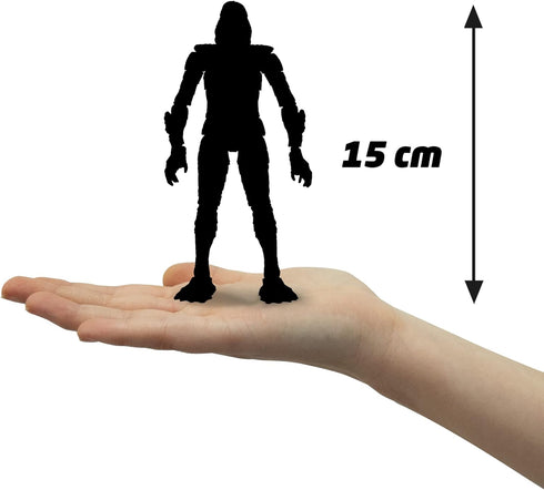 Jada 253251015 Toys Universal Monsters Dracula 6” Deluxe Collector Figure, Black, Standard Size...