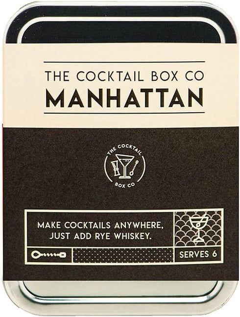 The Cocktail Box Co. Manhattan Cocktail Kit - Handcrafted Mixology Set for Him or Her - 1 Kit...
