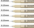 Extra Fine Point Writing Pens: 6 Black Ultra Thin 0.25mm No Bleed Smooth Annotation Bible Journaling Study Supplies Waterproof 01 Micro Line Needl...