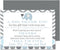 Paper Clever Party Blue Elephant Baby Shower Thank You Cards with Envelopes - Blank Notes with Prefilled Message for Boys - Personalize Cute Jungl...