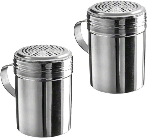 (Pack of 2) 10 oz Stainless Steel Dredges With Handle...