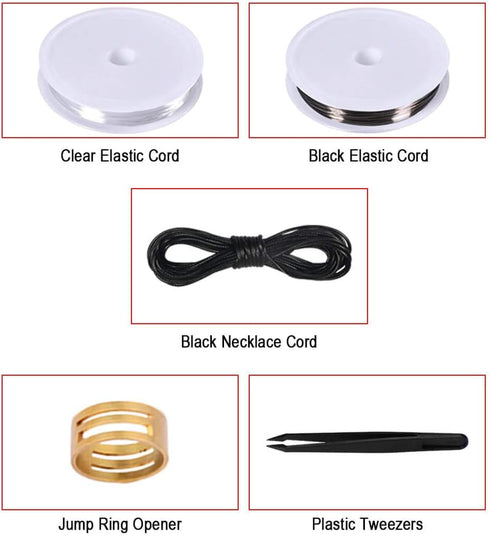 Anezus Jewelry Repair Kit with Jewelry Pliers, Jewelry Making Tools, Beading String and Jewelry Making Supplies for Jewelry Repair, Jewelry Making...