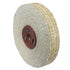 ?????????????? 6'' x 1'' Spiral Sewn Rigid Sisal Buffing Wheel - 5/8 Inch Arbor Hole Rigid Sisal Buffing Polishing Wheel for Bench Grinder, Die Gr...