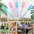 10Pcs Colorful Plastic Mini Gardening Shovel Spoons Soil Scoops, Succulent Sand Scoops/Cultivation Digging Transplanting Tools for Succulents Pott...