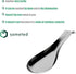 Large Stainless Steel Spoon Rest-Metal Spoon Rest - Ladle Rest Utensil for Kitchen Counter-Silver Spoon Rest-Spatula Ladle Holder-Spoon Holder for...