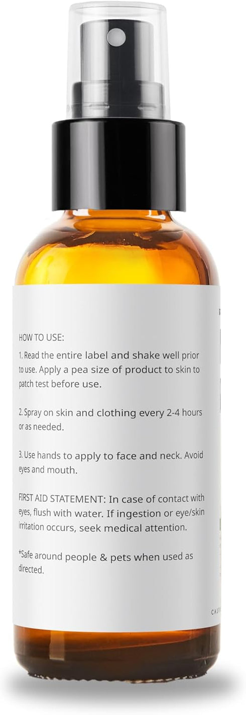 Kate's Home & Garden Mosquito Repellent Spray for Body, Yard, Kids (4oz). Repels Mosquito & Insects Indoors, Outdoor, & Patio. Made in USA with Na...