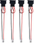 4 Pack Speaker Wire Harness Adapter Replacement for Volkswagen Speaker Harness VW Jetta GLI GTI Beetle Golf Passat Polo Car Speaker Connector Harn...
