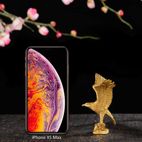 BRABUD Brass Fengshui Handmade Fortune Eagle/Hawk Statue Home Office Decoration Gift...