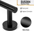 HITSLAM Matte Black 19.8 Inch Towel Bar for Bathroom, SUS304 Stainless Steel Bathroom Towel Rack Wall Mounted, Modern Home Decor Bath Towel Holder...