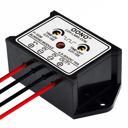 DC 4.5-30V 10Amp Blinking Flasher Module, Normally Open...