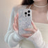 Fycyko Phone Case for iPhone 13,Cute 3D Bear Glitter Bling Pearl Love Heart Clear Design for iPhone 13 Case Women Girl Shockproof Camera Protect-6...