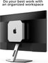 HumanCentric Mount compatible with Mac Mini, Custom Mac Mini Mount, Wall Mount, Rack Mount, Mac Mini Under Desk Mount, Mac Mini Mount Behind Monit...