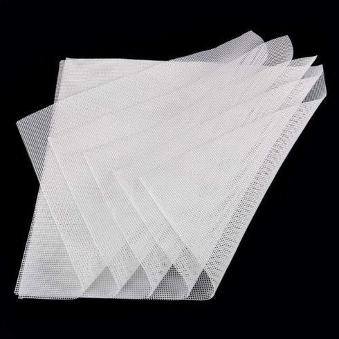 5 Pieces Square Silicone Dehydrator Sheets,15.7" x 15.7" Non-stick Fruit Dehydrator Mats,Reusable Steamer Mesh Mat Baking Mats for Fruit Dryer...