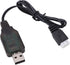 RC USB Charging Cable, RC Car Battery Charger 7.4V 1000mA Lipo Battery USB Charger Charging Cable for 1:16 Remote Control Car......