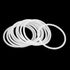 X AUTOHAUX Silicone O-Rings, 55mm OD 48.8mm ID 3.1mm Width VMQ Seal Gasket for Compressor Valves Pipe Repair, White, Pack of 10...