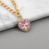 Cat Necklace Collar with Heart Rhinestone Pendant, Lightweight Adjustable Shine Diamond Cute Girl Wedding Birthday Party Pet Necklace Costume Acce...