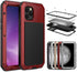 Marrkey for iPhone 11 Case, 360 Full Body Protective Cover Heavy Duty Shockproof Tough Armour Aluminum Alloy Metal Case with Silicone Built-in Scr...