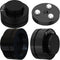 Preffair SP3918 Black Turntable Isolation Feet HiFi Fever Speaker Shock Absorber Pads Anti-Vibration Spikes with Ceramic Bead Nail for Audio Ampli...