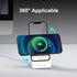 3-in-1 Wireless Charger for MagSafe Charger Stand - 45W USB-C Fast Charging - Wireless Charging Station - for iPhone 14/13/12/Pro/Max/plus and Gal...