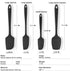 Silicone Spatula Set of 4, Spatulas Silicone Heat Resistant, Rubber Spatula, Silicone Kitchen Utensils Set for Cooking, Non-Stick BPA Free Cooking...