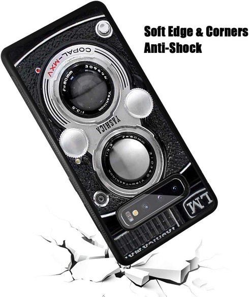 for Samsung S10e, Galaxy S10e, Durable Protective Soft Back Case Phone Cover, HOT12019 Old Camera...