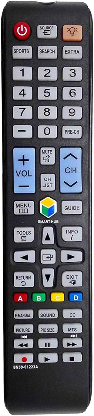 New BN59-01223A Replacement Remote Control fit for Samsung LED TV UN32J5500AF UN32J6300AF UN40J5500AF UN40J6300AF UN40JU6500F UN40JU650DF UN48J550...