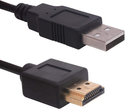 USB to HDMI Cable, Yeworth 1.8m USB 2.0 Male to HDMI Male Charger Cord Splitter Adapter...