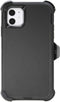 WallSkiN Case for iPhone 11 (6.1") Heavy Duty Full Body Military Grade Drop Protection Carrying Cover Holder | Holster for Men Belt with Clip Stan...