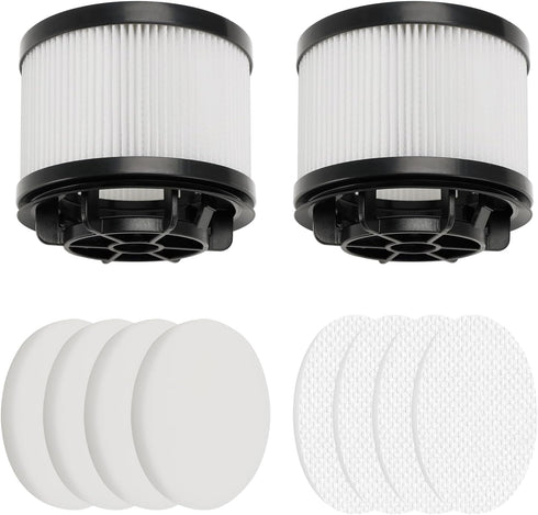LVAC-200 Replacement Vacuum Cleaner Filter Compatible with Levoit LVAC-200, 4 Pre-Motor Filters 2 Post-Motor Filters...
