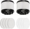 LVAC-200 Replacement Vacuum Cleaner Filter Compatible with Levoit LVAC-200, 4 Pre-Motor Filters 2 Post-Motor Filters...