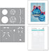 Spellbinders Snowflake Ornaments Stencil, Clear...