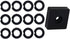 (12 Sets) 1/2" Impact Friction Ring Retaining Ring Clip with O-Ring for Milwaukee Electric/Pneumatic Type Impact Wrench, Retainer Ring Anvil Insta...