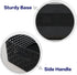 6 Pack Plastic Pantry Weave Storage Basket Bin, Black...